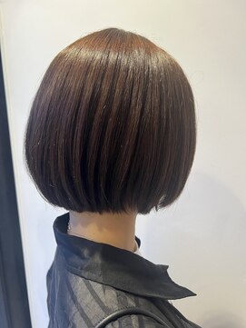 アカヒゲ 新札幌店(AKAHIGE) ボブ×ツヤカラー