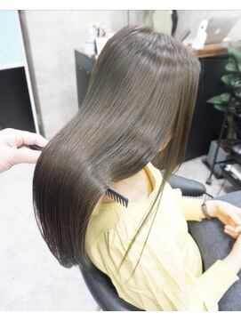 ヘアテリア リュウ 大塚(hair teria ryu) フロントレイヤー/アッシュブラウン