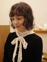 メク(meku)&nbsp;レイヤーボブパーマ＊ベージュカラー