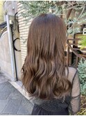 オリーブベージュ×シルクトリートメント