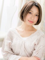 モッズヘア 福岡天神店&nbsp;mod's天神/大人美人かきあげワンレンナチュラルショートボブa