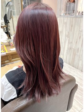 レイラバイアフロート 吉祥寺(Lila by afloat) ピンクカラー/ピンクブラウン/艶髪/艶カラー