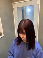 ヘアーアンドラッシュ ジーナ(Hair&Lash Jiina)&nbsp;チェリーレッド