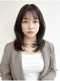 ミディアムヘア×レイヤーカット*顔周り*髪質改善トリートメント
