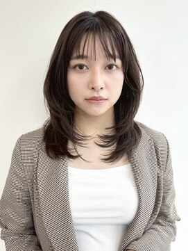 ケーツー エソラ池袋店(K-two) ミディアムヘア×レイヤーカット*顔周り*髪質改善トリートメント