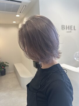 ベル サウス(BHEL south) *ラベンダーグレージュ透明感韓国風レイヤー