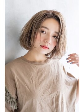 ケイト(kate) 【kate大宮】ふわボブ×ミルクティーベージュ