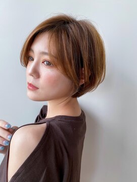 ラフ フロム ガーデン(Laf from GARDEN) 加藤貴大30代40代人気 大人かわいいひし形ショートスタイル