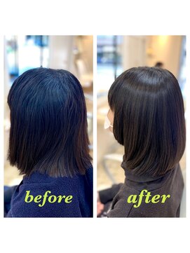 ユニティ 戸塚店 つや髪縮毛矯正【戸塚/白髪/髪質改善/カラー/カラー/ボブ】