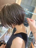 キャンバス バイ ネオリーブ 横浜西口(Canvas by neo.)&nbsp;大人かわいい小顔丸みのあるショートボブ　20代30代40代