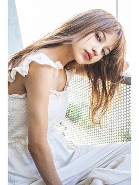 サングース(Sungoose) 韓国風ロング#マロンベージュAラインボブ