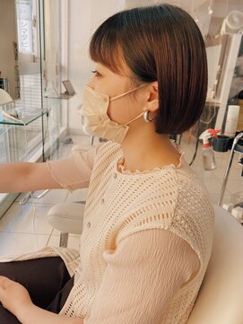 ヘアアンドデイスパ アグー(hair&dayspa AGU) 【横須賀中央　AGU】大人気★ぱっつんボブ
