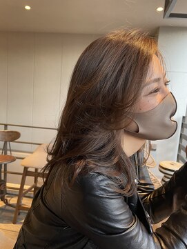 リバレッジ 広尾(Leverage) 【広尾、恵比寿】担当：東田　大人透明感ブラウンヘア