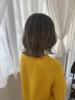 リアン 上尾店(Rien)&nbsp;ボブ/カーキグレージュ/マッシュショート/フェザーバンク[上尾]