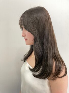 カフーヘアー 本店(Cafu hair) アッシュベージュ　ロング