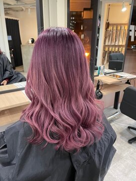 ラフ 難波店(LAFF) #黒髪#ボブルフ#ネビージュ#小顔#ワンレン