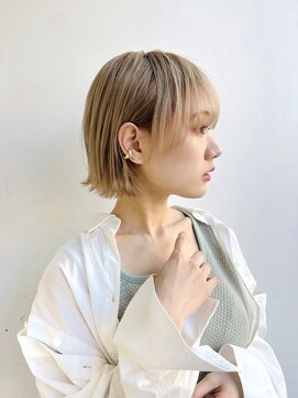 トルネード(TORNADO) 大人ショートボブ前髪ありミニボブ外ハネマッシュ丸顔面長K02-23