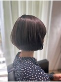 30代40代50代ダークアッシュダークグレージュ透明感白髪ぼかし