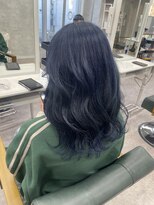 リミットバイアフィナー 大宮店(limit by Afinar) ワンブリーチできる!ネイビーカラー