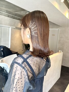 サンルーム(SUN room) 【手ぶらでok~飾り付き】タイトボブアレンジ　satsuki