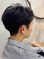 サロンドジョー(salon de joe) ツイストスパイラルパーマメンズマッシュ刈り上げ 奥東巧真