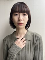 ブラウヘアアンドケア(care)&nbsp;切りっぱなしタイトボブ