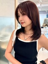 エジョン 三鷹店(Aejon)&nbsp;レイヤーロング/ヘルシースタイル/韓国ヘア/ベビーピンク/吉祥寺