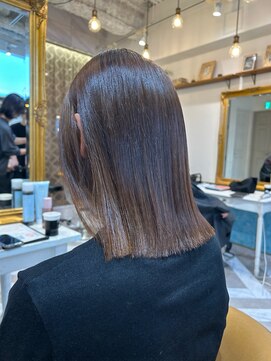 ロンドアベニール 北千住(Lond avenir) 乾かすだけで簡単ヘア！縮毛矯正☆美髪ボブ/美髪縮毛矯正[北千住