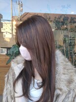ヘアーサロンウル(hair salon ulu) （五十嵐）ブリーチなし ミルクティーベージュ