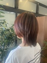 ネバーランド 平成店(NEVER LAND)&nbsp;ミディアムレイヤー/ヘアマニキュア/ピンクブラウン