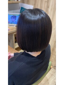 カミケンネクスト(kamiken.next) 小顔◎切りっぱなしミニボブ【カミケン方木田】