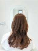 ピーチベージュ 髪質改善 トリートメント ヘッドスパ