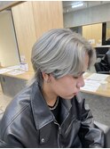 メンズマッシュウルフニュアンスパーマメンズパーマ