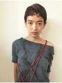 ■ダークアッシュ濡れ髪クールショートM.SLASHたまプラーザ9-3