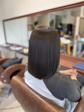 美容室ステラ　坂戸駅前店 オリーブベージュカラー