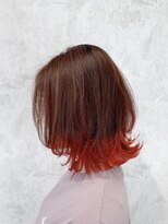 デミヘアー(Demi hair)&nbsp;グラデーションカラー×オレンジ