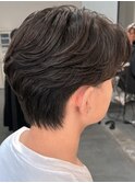 奈良men'sニュアンスパーマ毛流れパーマセンターパート