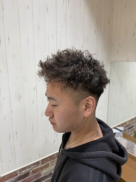 ソワン ドゥ ブレス 立花店(soin de brace) ツイストパーマ/メンズパーマ/波巻きツイストスパイラル/尼崎