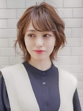 ギークス(GEEKS) 【GEEKS渋谷】冬カラー/くびれボブ/レイヤーボブ/小顔/20代30代