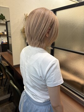 プチメゾントウキョウ(Petit Maison Tokyo) ショートウルフ_ハイトーンカラー