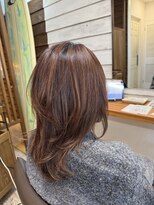 フレリス(FreRis)&nbsp;柔らかい質感、大人のミディアムレイヤー【守谷 美容室】