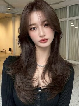 ノイズオオサカ 天王寺店(NOISM OSAKA) 韓国風レイヤーカット/ロングレイヤー/ハッシュカット/10代20代