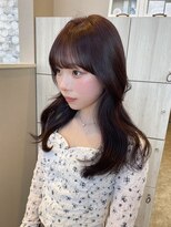 エムサロン 前橋川原(emusalon)&nbsp;ピンクブラウン / 前髪カット/ 顔周りカット