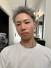 高取スペシャルメンズカット　ダブルブリーチカラー