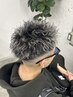 カット+選べるメンズパーマ+メッシュカラー