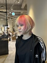 ブランニュー オーバー 難波店(Brandnew over)&nbsp;ウルフカット×デザインカラー