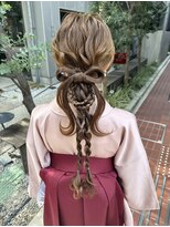 ケファ(Kepa)&nbsp;リボンアレンジ/袴ヘア/名古屋ヘアセット