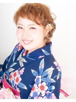 パリスパート2 キラキラエクステで浴衣スタイル