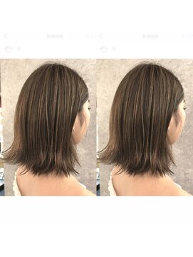 ロンド ルージュ 銀座店(Lond rouge) 【佐藤詩穂】ハイライトミックスカラーで立体感を