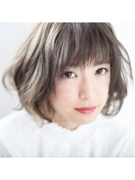ニコリヘアワークス(nicori hair works) ショート×グレージュ1